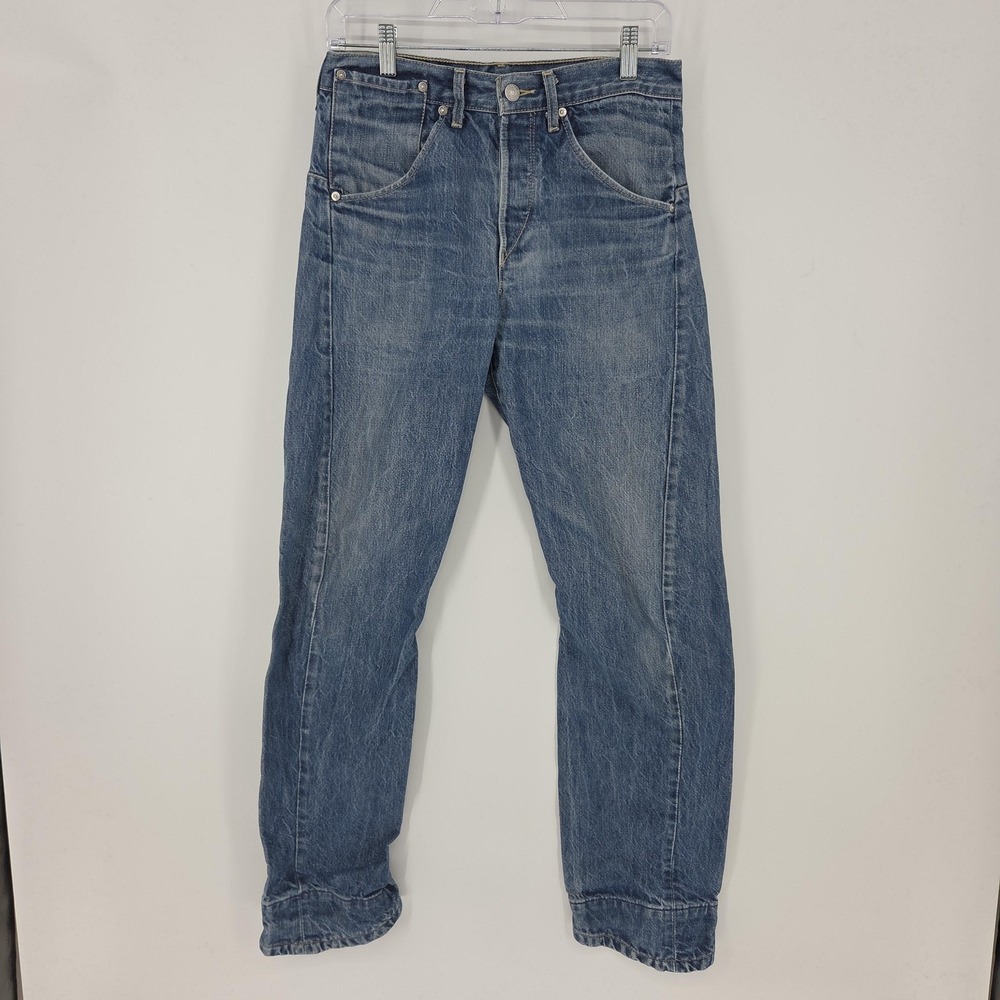 VTG Levis Engineered Jeans Mens 29x32 Blue Twisted Y2K Button Fly Medium Wash